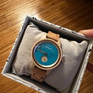 Sustainable Marble and Wood Watch